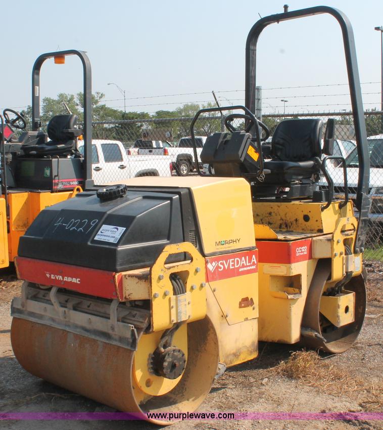 image for item I8214 2001 Dynapac CC122 Series 12 articulated vibratory roller