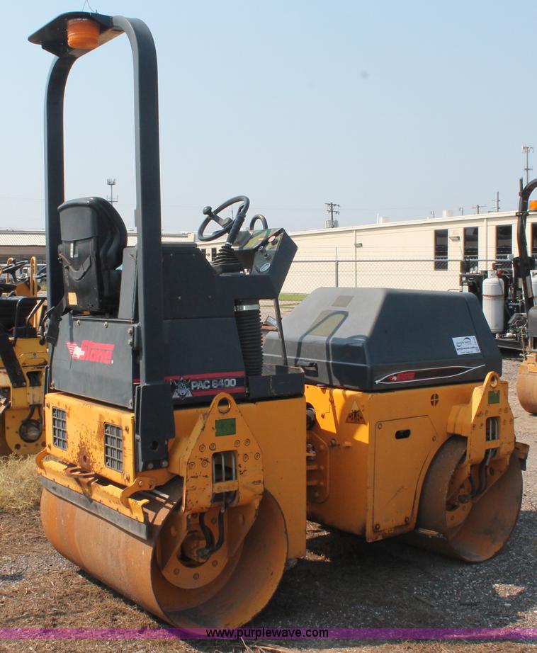 image for item I8216 1999 Stone PAC 6400 articulated vibratory smooth drum roller