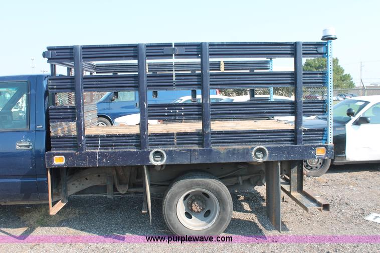 image for item I8246 1998 Chevrolet Cheyenne 3500 flatbed truck