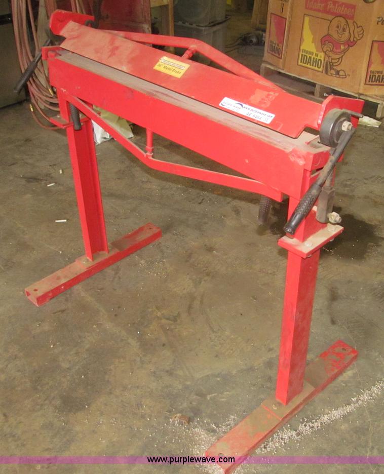 image for item AE9464 Central Machinery 36" metal brake and stand