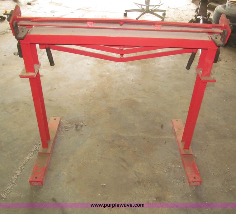 image for item AE9464 Central Machinery 36" metal brake and stand