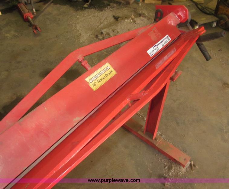 image for item AE9464 Central Machinery 36" metal brake and stand