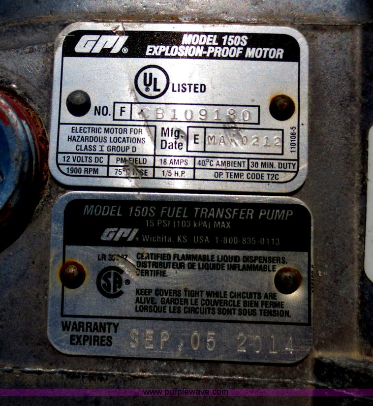 image for item AK9715 Delta 100 gallon fuel tank