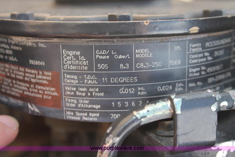 image for item AV9135 Cummins C8.3-250 diesel engine with transmission