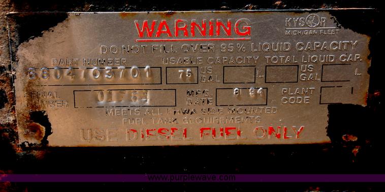 image for item AV9136 75 gallon diesel fuel tank