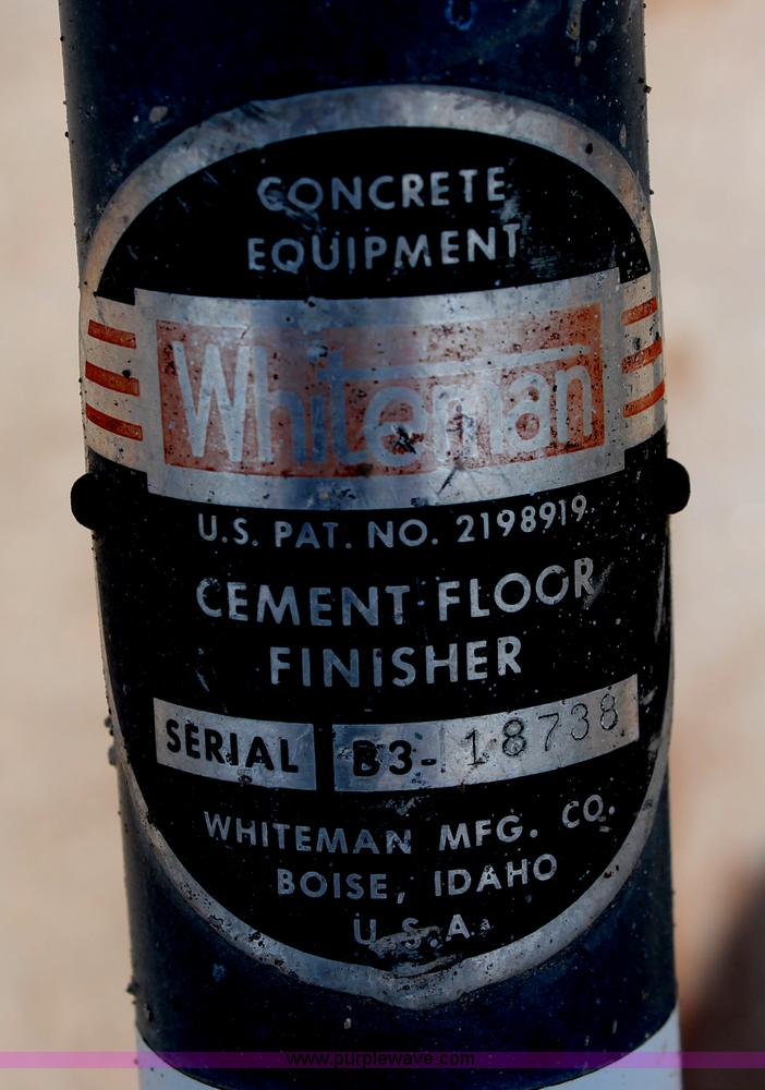 image for item AV9143 Whiteman 48" power trowel