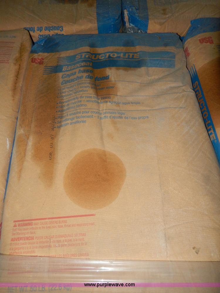 Approximately 110 bags of StructoLite base coat plaster in Spring Hill