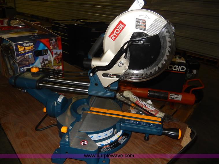 image for item AW9616 Ryobi 10" sliding compound miter saw