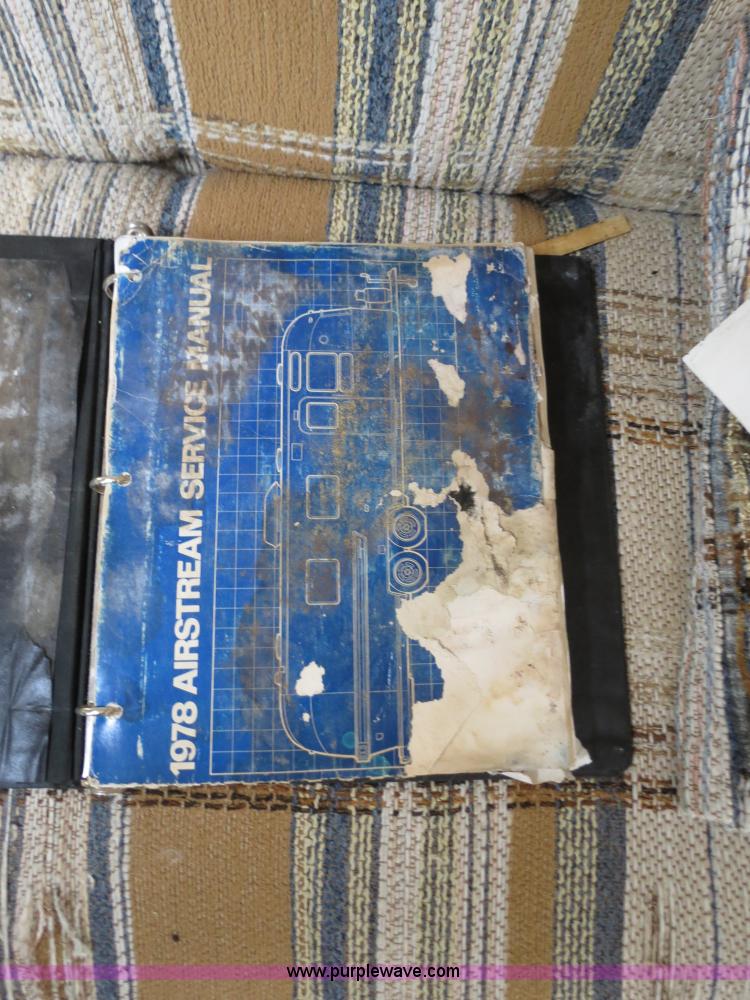 image for item B4793 1978 Airstream Sovereign travel trailer