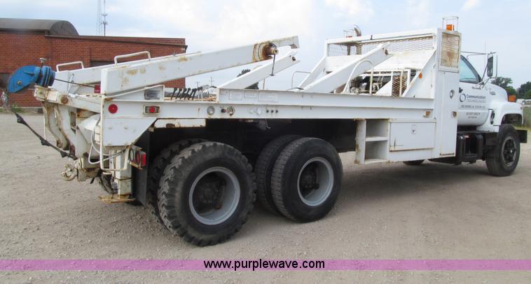 image for item D7466 1990 GMC TopKick reel carrier truck