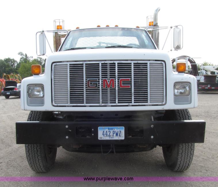 image for item D7466 1990 GMC TopKick reel carrier truck
