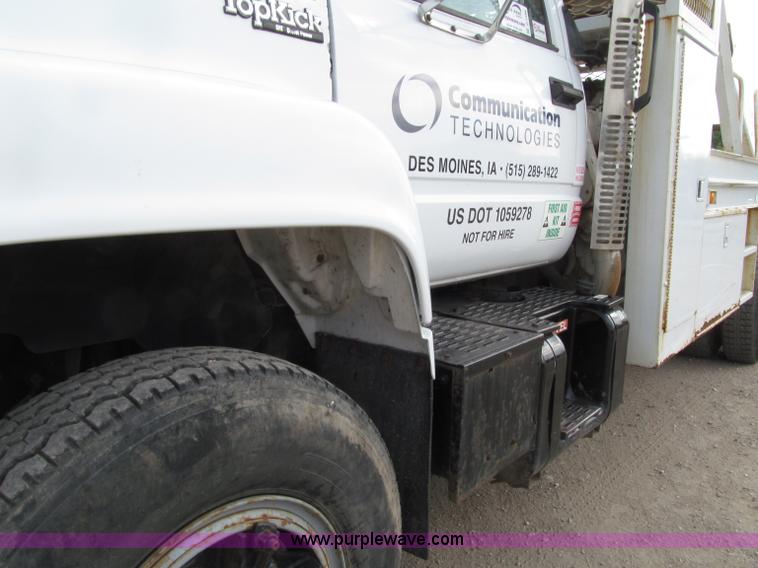 image for item D7466 1990 GMC TopKick reel carrier truck