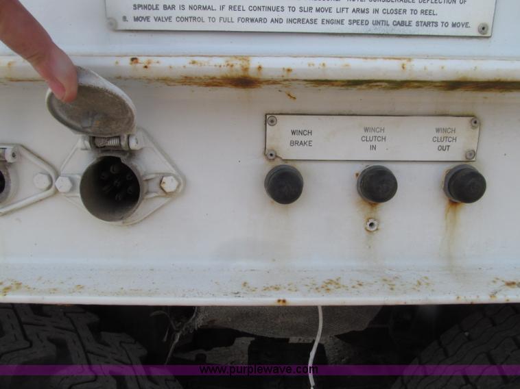 image for item D7466 1990 GMC TopKick reel carrier truck