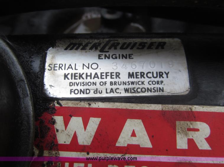 image for item F7089 1973 Delta 22' ski boat