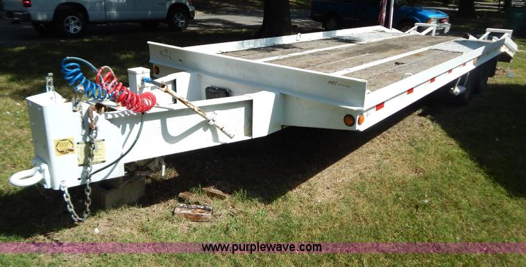image for item G3296 2002 Kiefer equipment trailer
