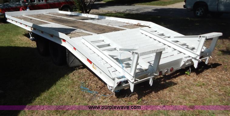 image for item G3296 2002 Kiefer equipment trailer