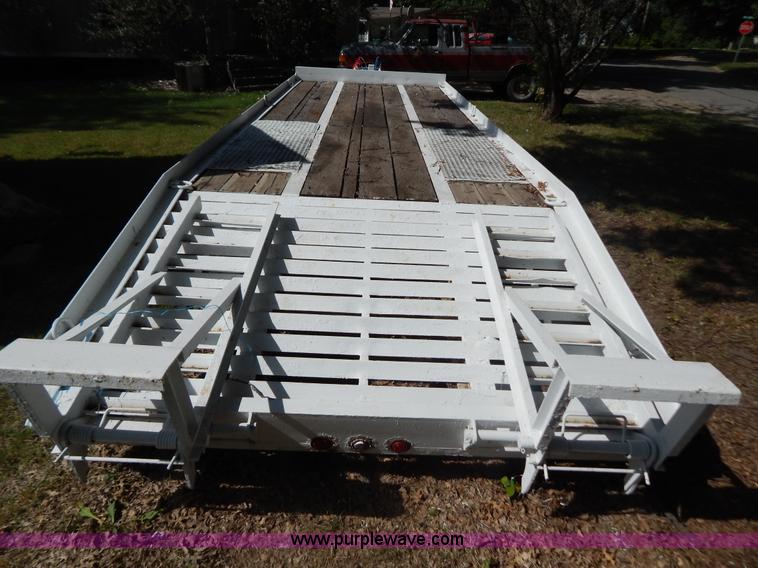 image for item G3296 2002 Kiefer equipment trailer