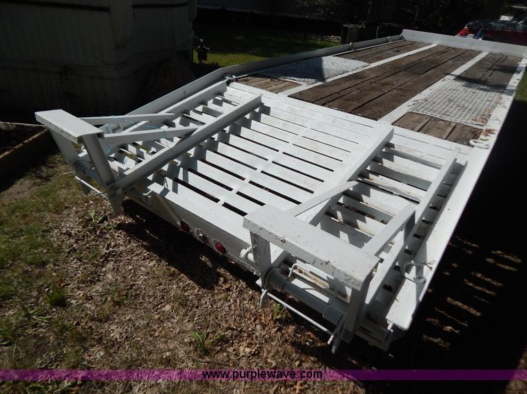 image for item G3296 2002 Kiefer equipment trailer