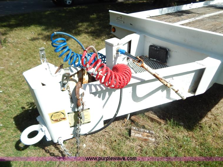 image for item G3296 2002 Kiefer equipment trailer