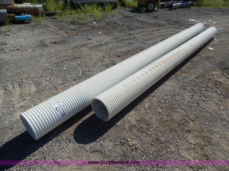 image for item G3490 (2) 12" pvc pipes