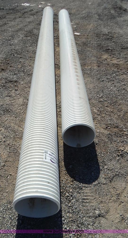 image for item G3490 (2) 12" pvc pipes