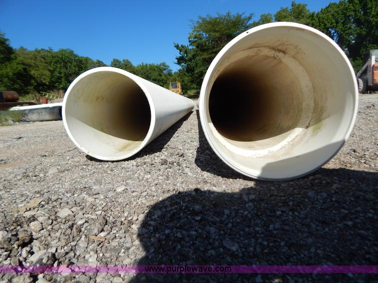 image for item G3490 (2) 12" pvc pipes