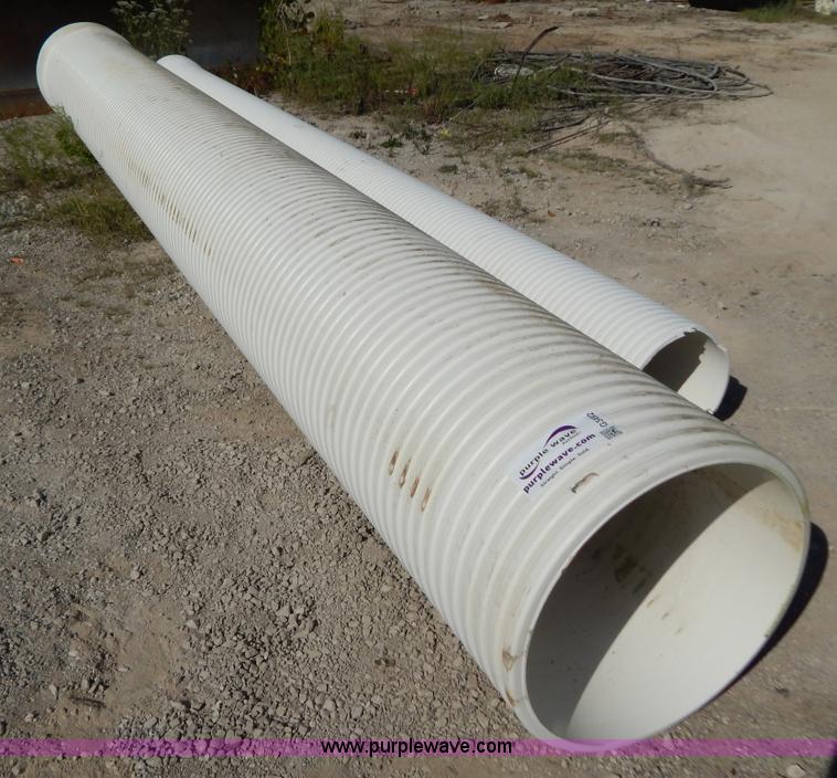 image for item G3492 (2) corrugated pvc pipe