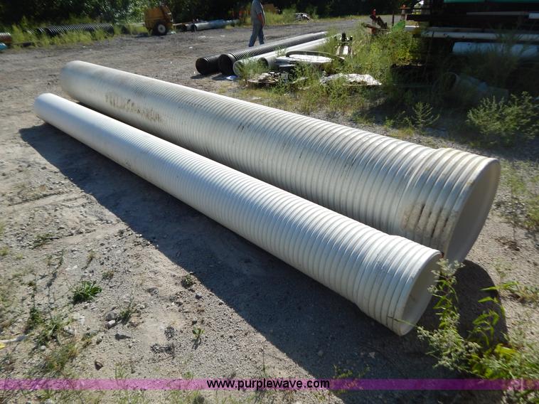 image for item G3492 (2) corrugated pvc pipe