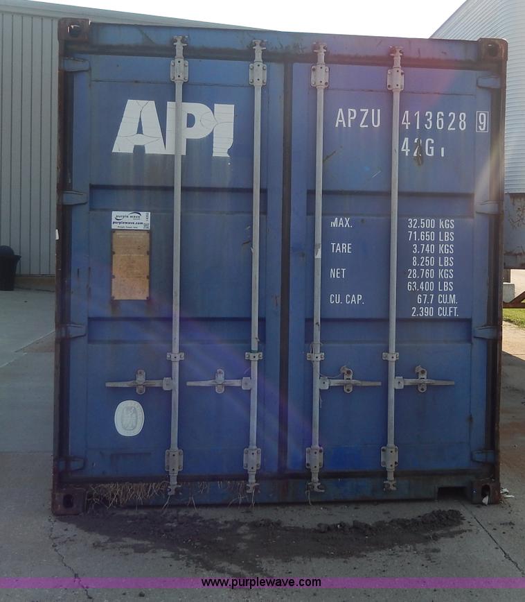 image for item I4352 2001 APL 40' dry storage container