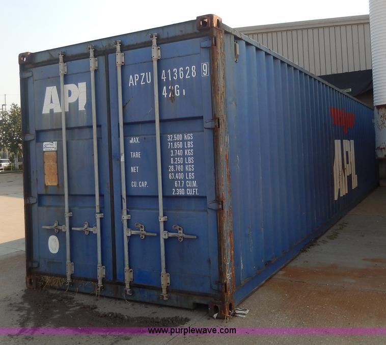 image for item I4352 2001 APL 40' dry storage container