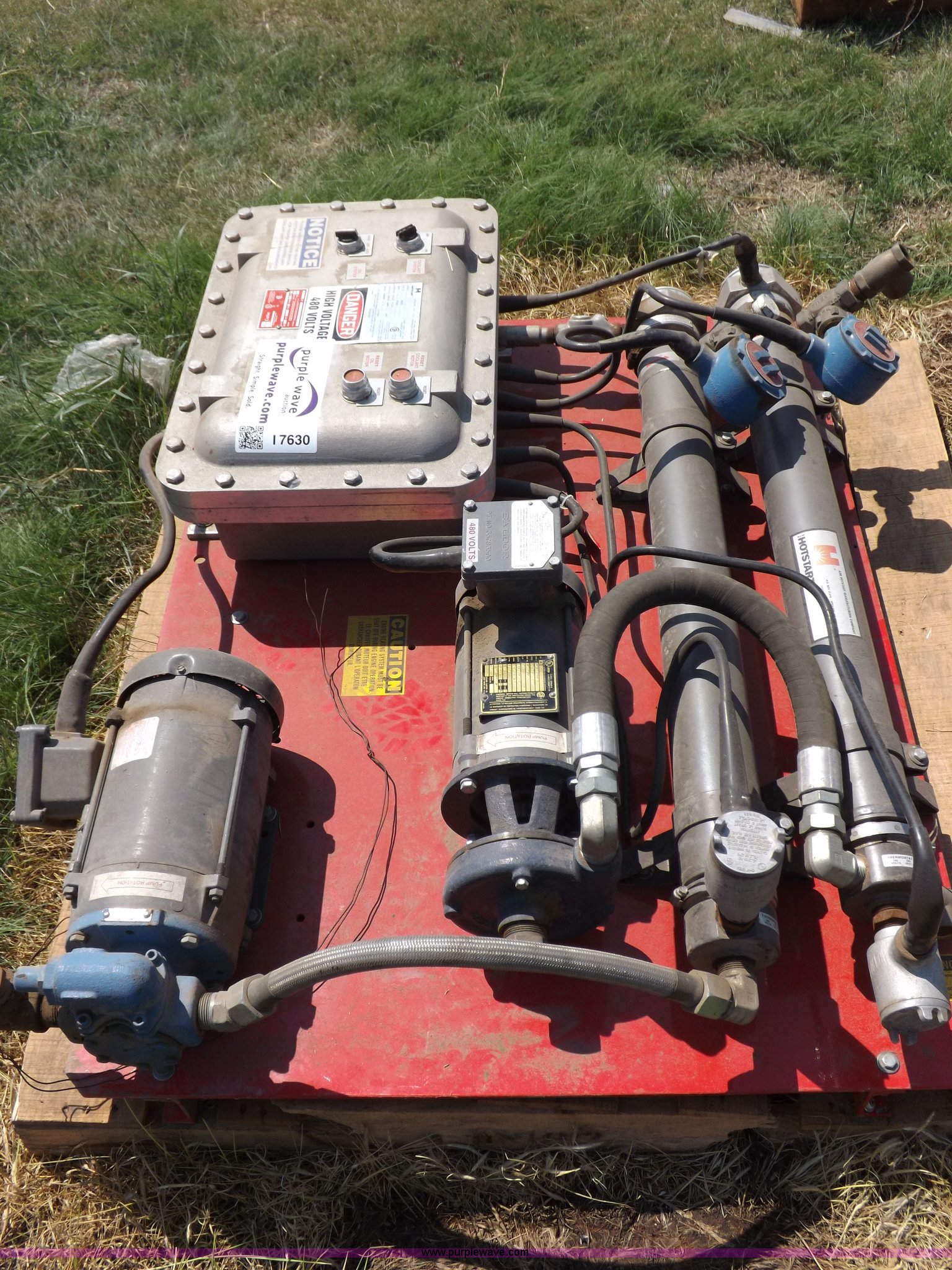 Hotstart water/oil heater in Utica, KS Item I7630 sold Purple Wave