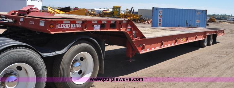 image for item G6152 1998 Load King tandem axle equipment trailer