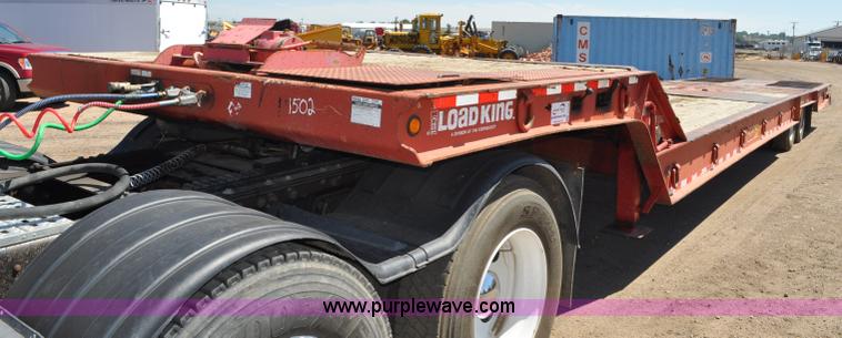 image for item G6152 1998 Load King tandem axle equipment trailer