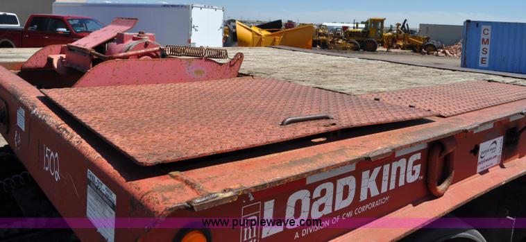 image for item G6152 1998 Load King tandem axle equipment trailer