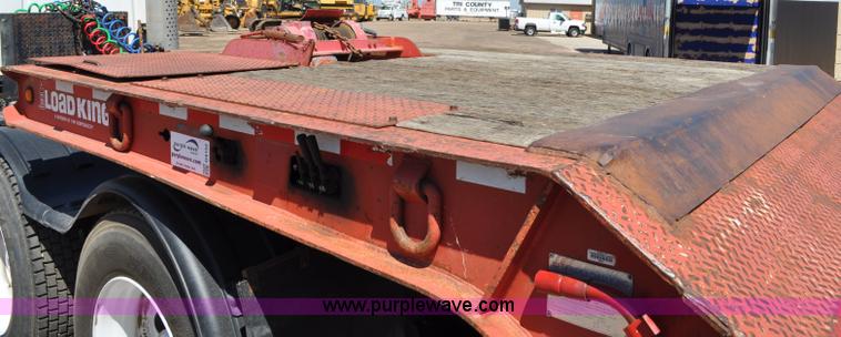 image for item G6152 1998 Load King tandem axle equipment trailer