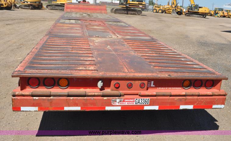 image for item G6152 1998 Load King tandem axle equipment trailer