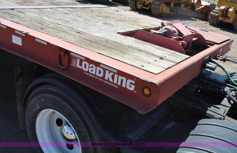 image for item G6152 1998 Load King tandem axle equipment trailer