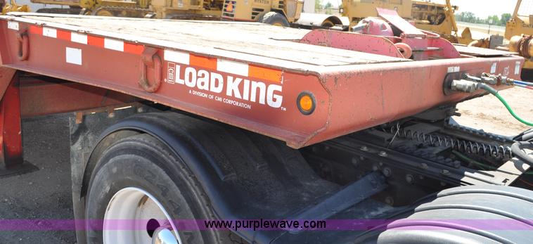 image for item G6152 1998 Load King tandem axle equipment trailer