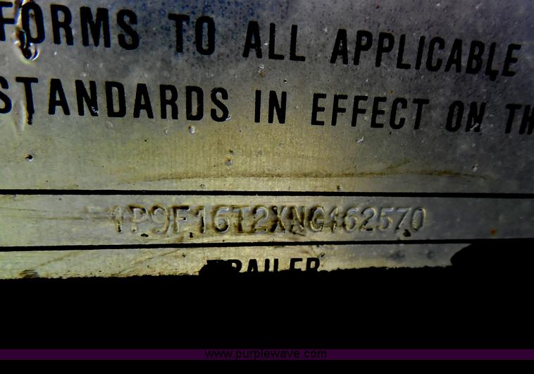 image for item G8507 1992 Towmaster T16 trailer