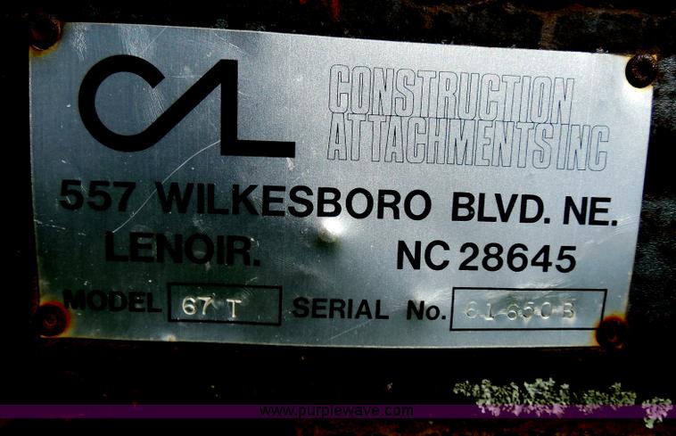 image for item G8527 CA 67" dual purpose dozer bucket attachment