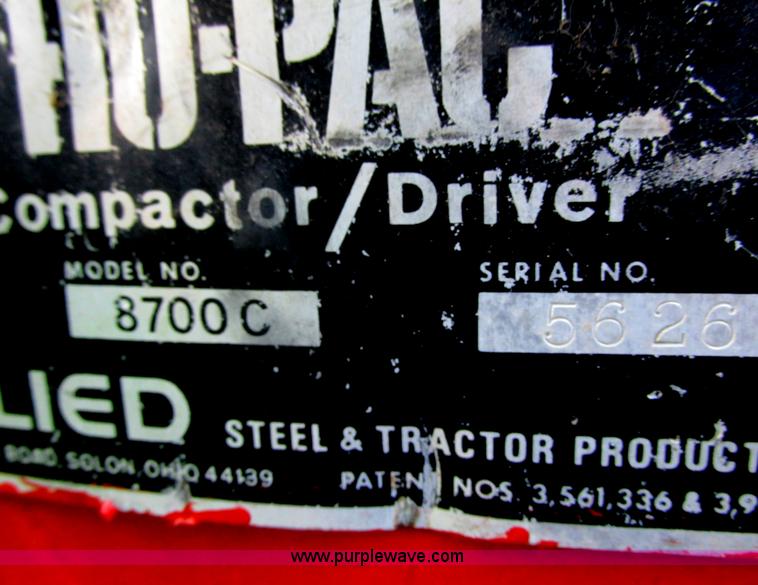 image for item G8542 Allied plate compactor