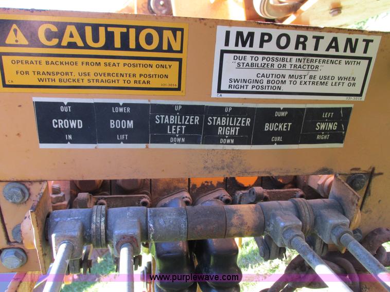 image for item G8551 Case backhoe attachment