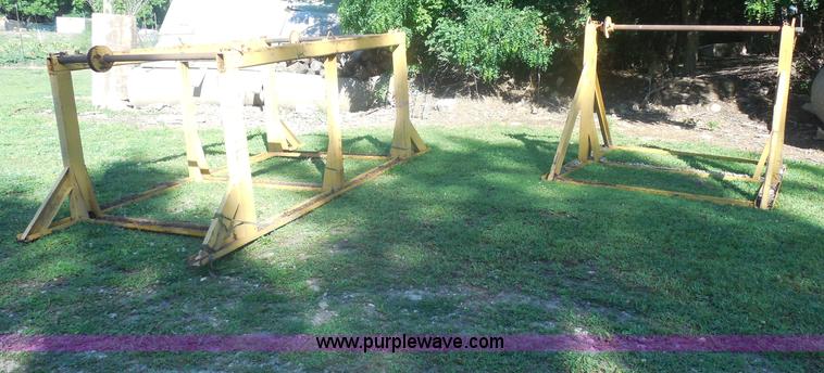 image for item G8972 (2) reel storage racks