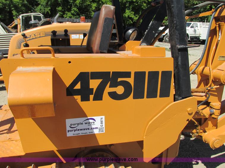 image for item G8974 Case D475 crawler plow