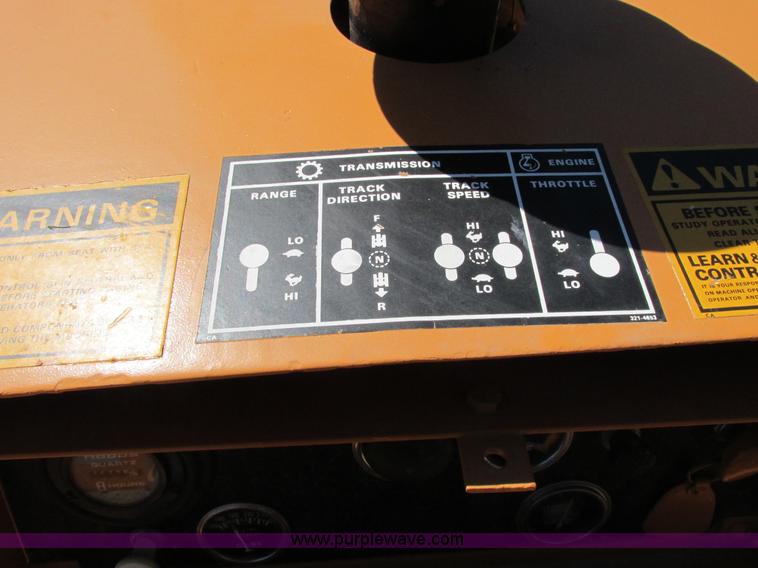 image for item G8974 Case D475 crawler plow