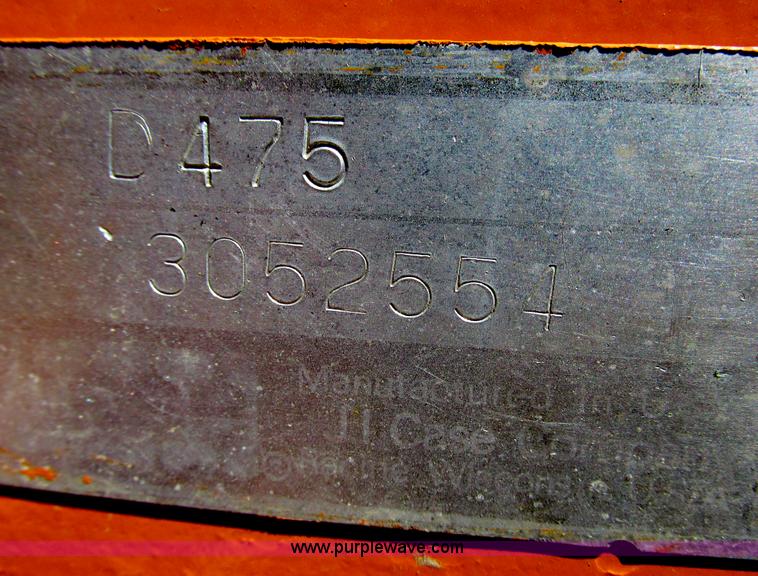image for item G8974 Case D475 crawler plow