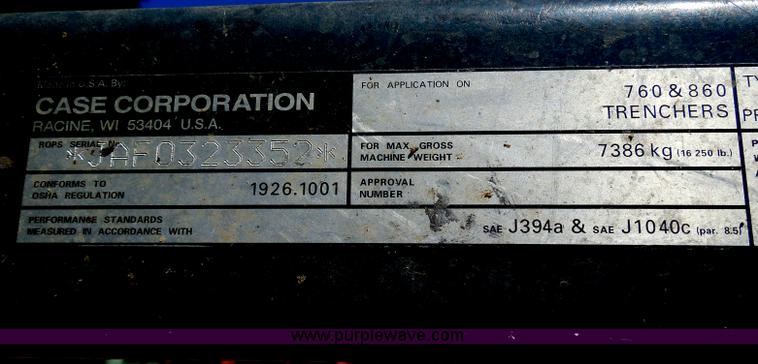 image for item G8976 2001 Case 860 Turbo plow