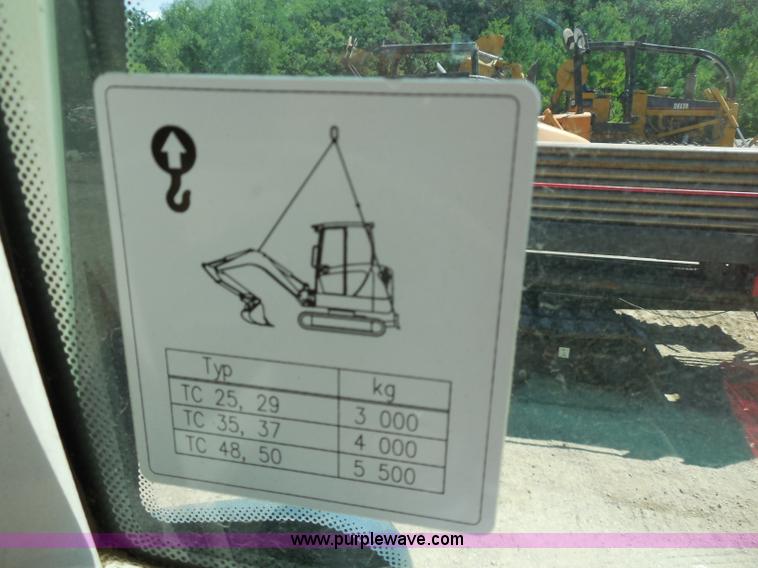 image for item G8977 2010 Terex TC50 compact excavator