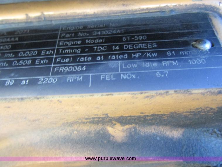 image for item G8978 2000 Case 6030 Turbo boring machine