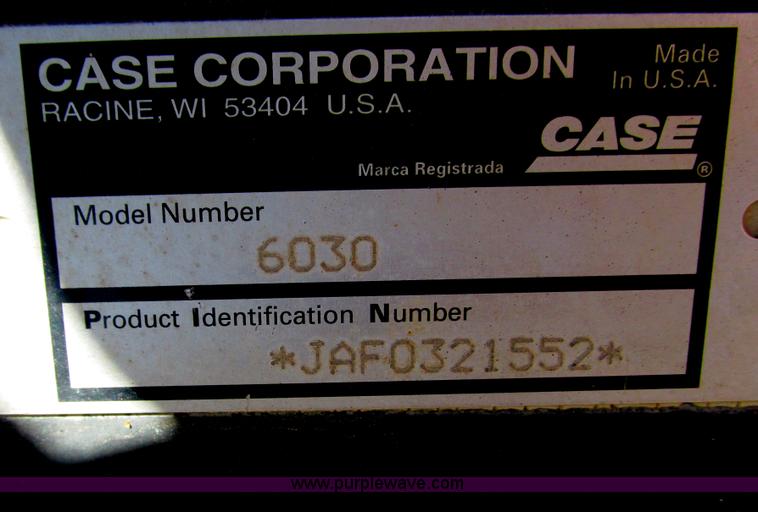 image for item G8978 2000 Case 6030 Turbo boring machine